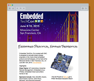 EmbeddedTechCon Promotion