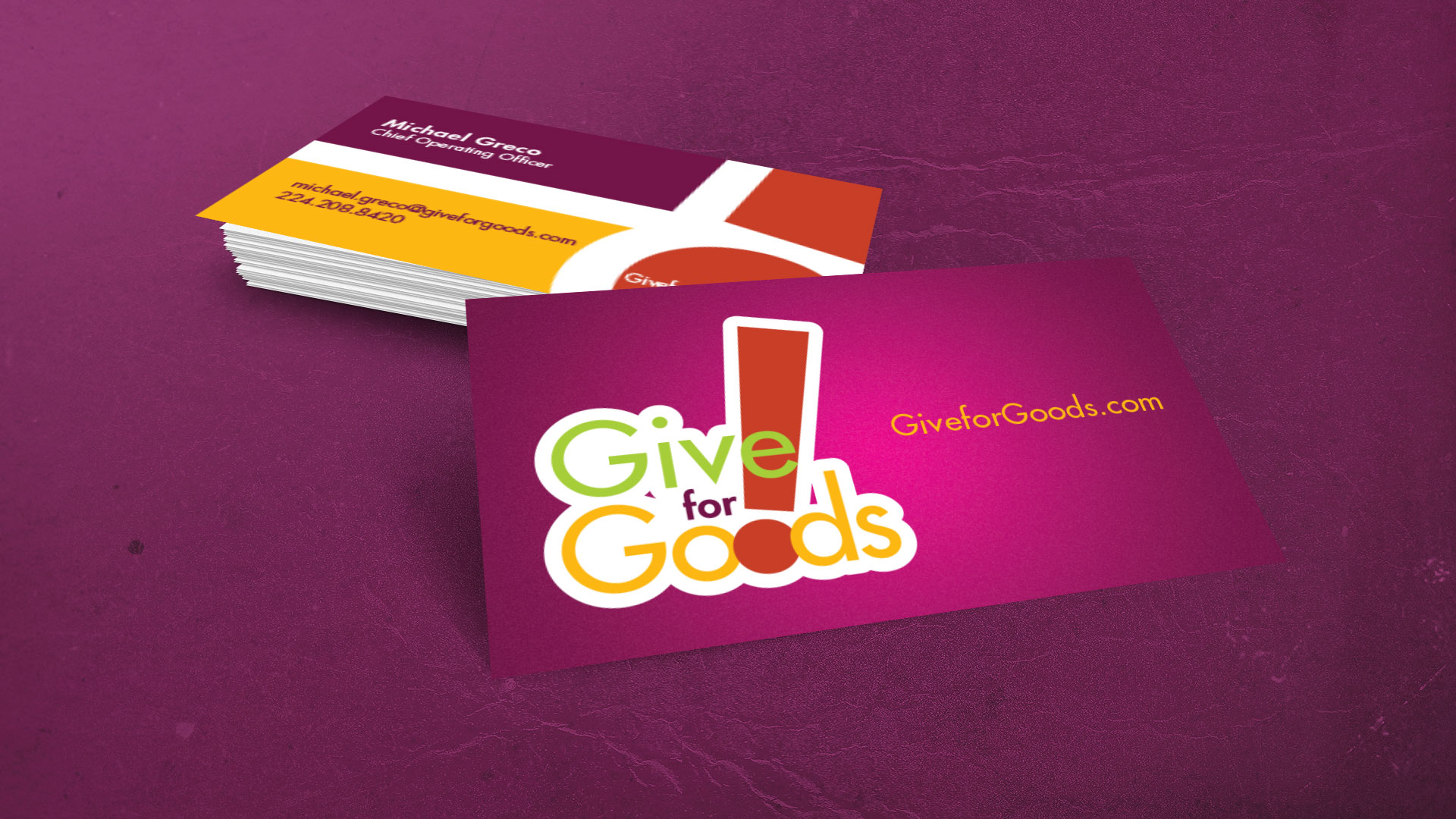 Give for Goods Business Card